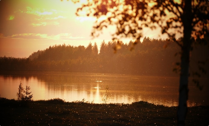 Rantamaisemaa.